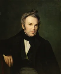Porträt von Ivan Lazhechnikov, 1834